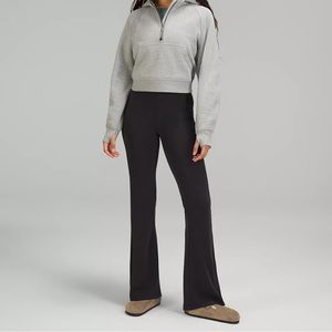 NWOT- Lululemon Brushed Softstreme Ribbed Zip Flared Pant 32.5"
